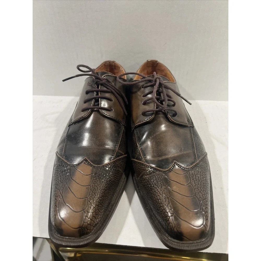 ANTONIO CERRELLI ELITE‎ LACE-UP DRESS SHOES MEN'S SIZE 9.5